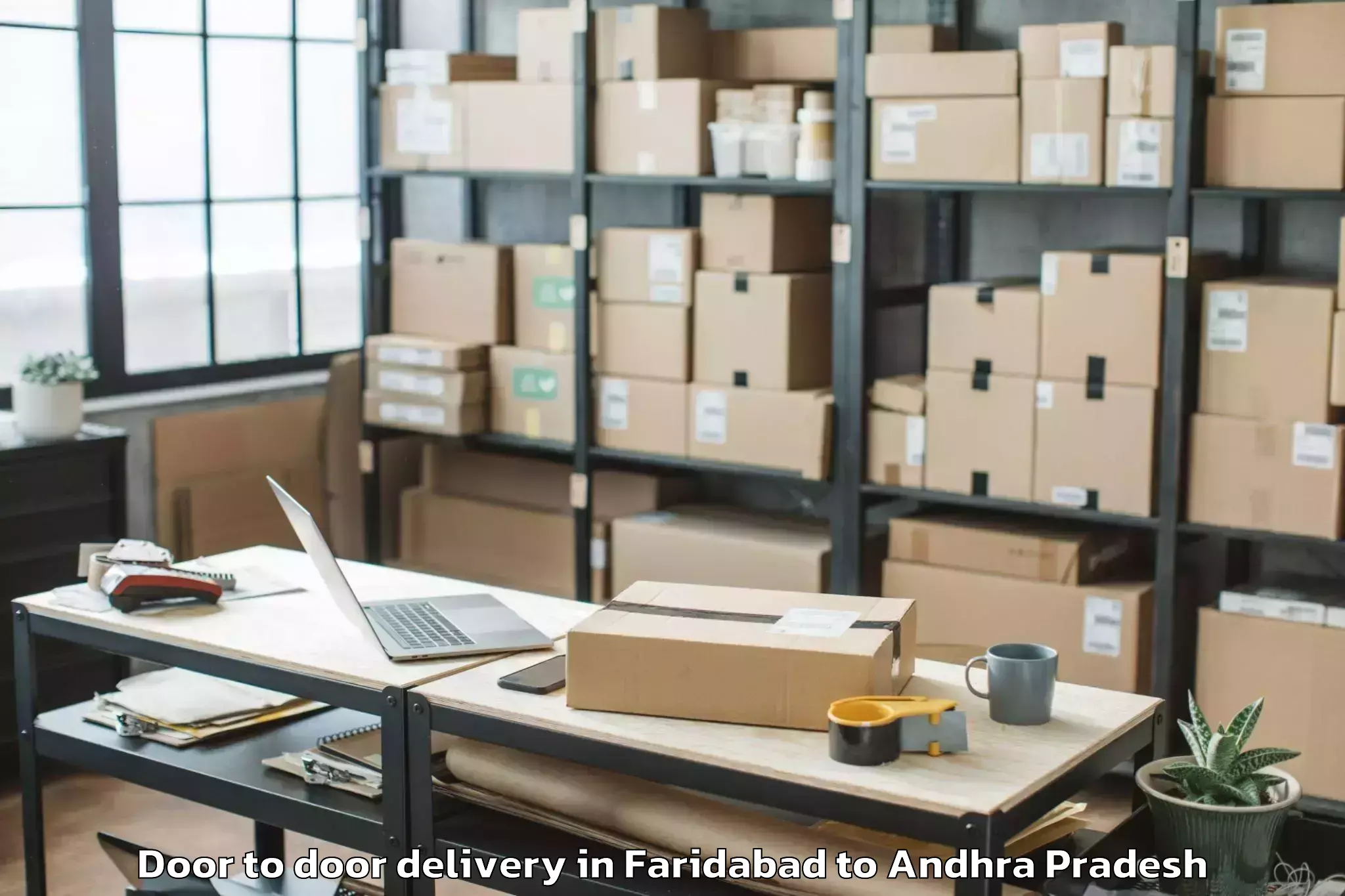 Reliable Faridabad to Chintalapudi Door To Door Delivery